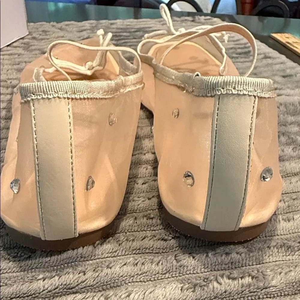 Dream pairs Elegant Beige Women's Shoes with Rhinestone Accents